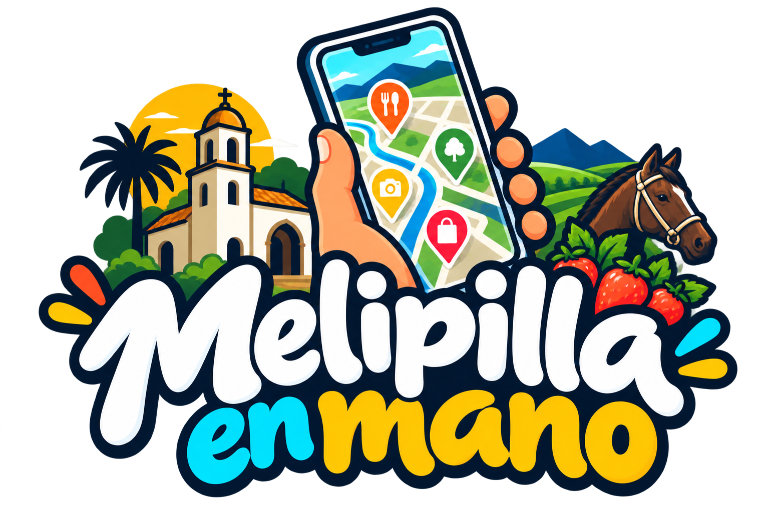 Logo Melipilla en mano